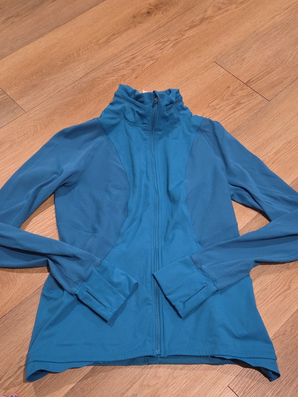 lululemon athletica Blue Zip-Up Utility Jacket